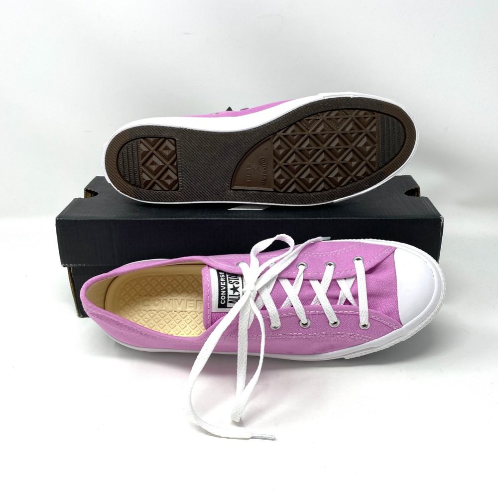 Converse CTAS Dainty Canvas Skate Sneakers Low Top Pink Shoes Women Size 566769F - Picture 3 of 11